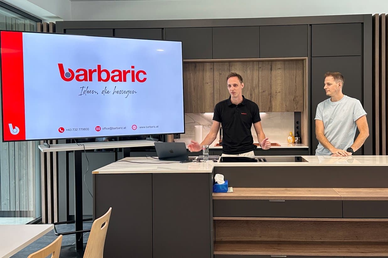 Florian und Stefan Barbaric stellen das Unternehmen vor