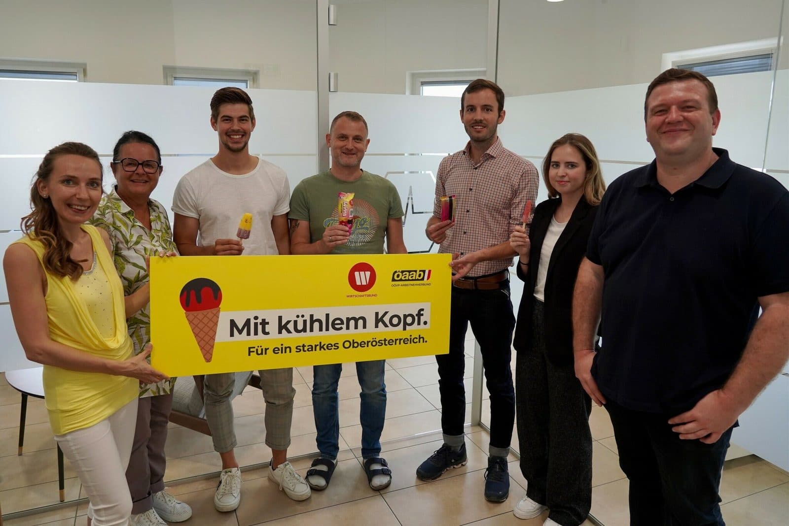 Eis-Aktion 2022 in einem Lichtenberger Betrieb
