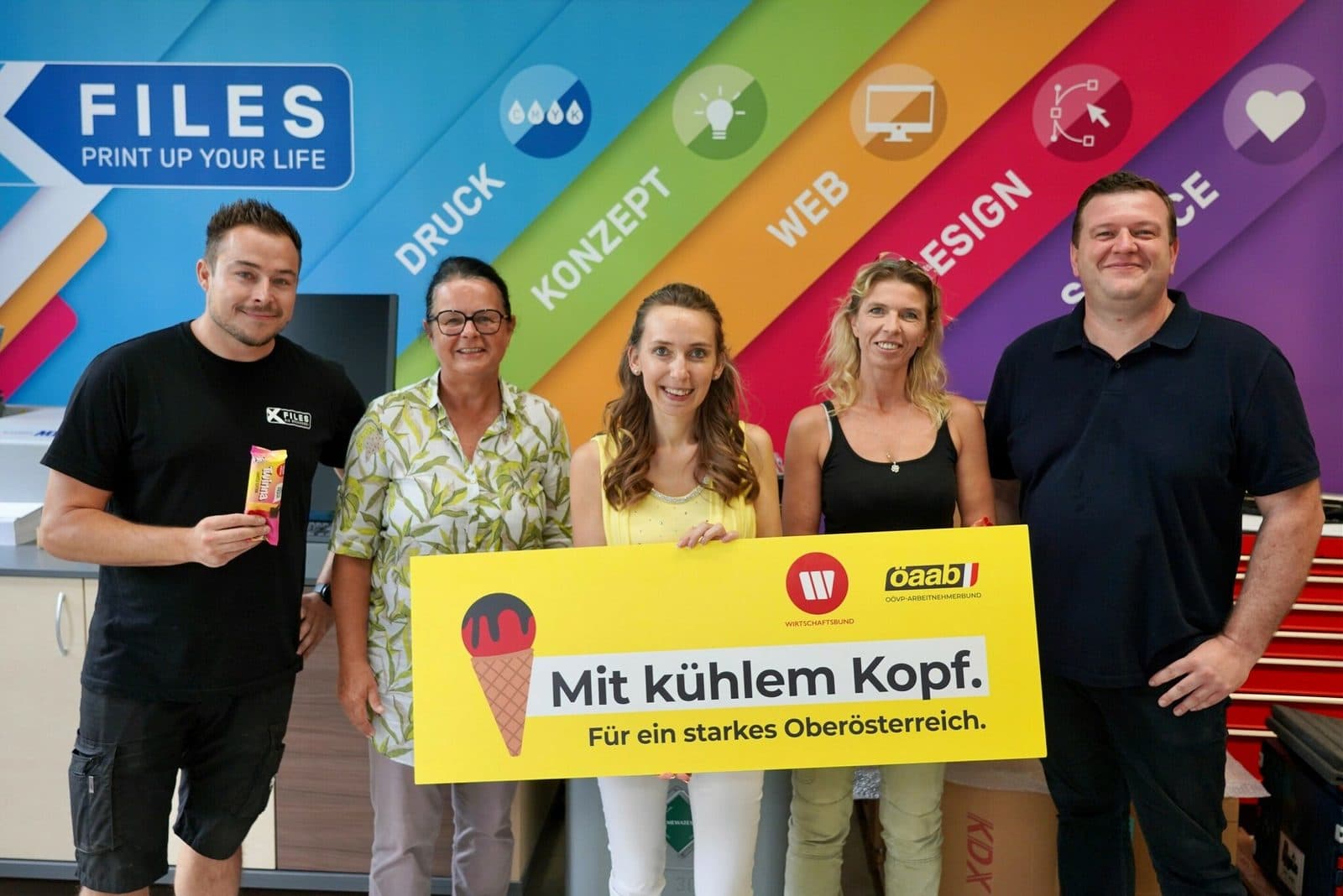 Eis-Aktion 2022 bei der Druckerei X-Files