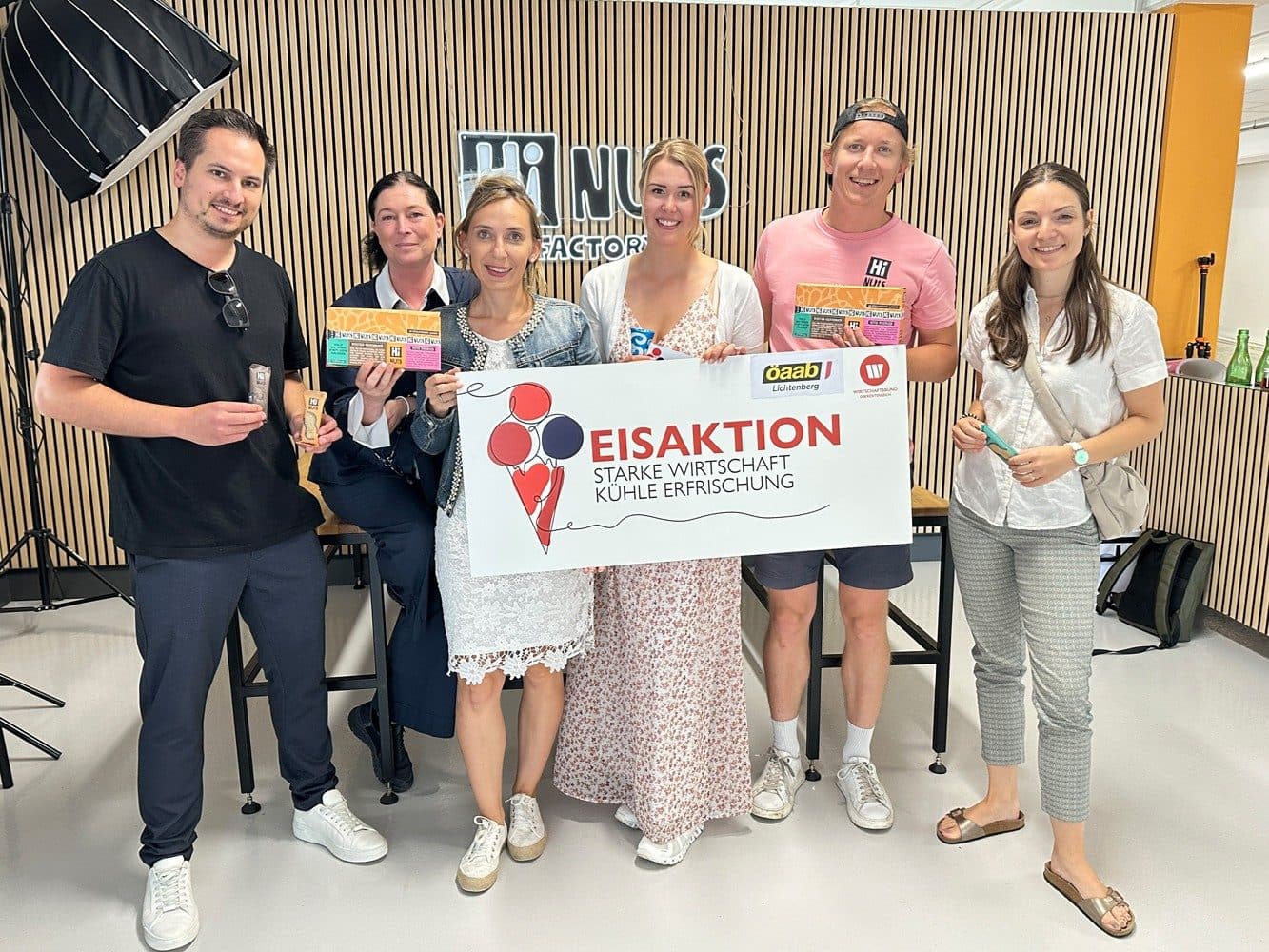 Eis-Aktion bei der HiNuts GmbH